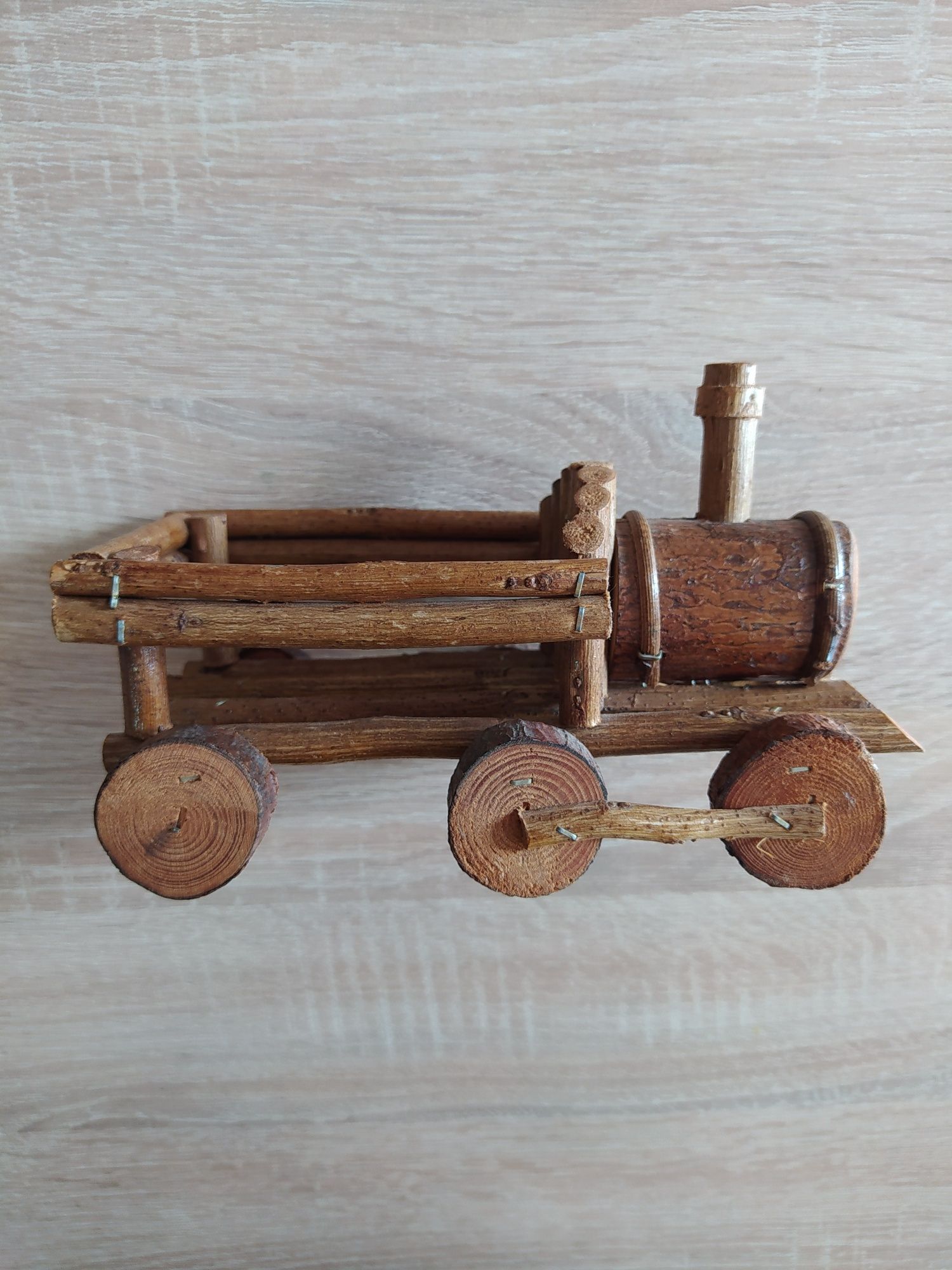 Auto drewniane ciężarówka figurka 19cm