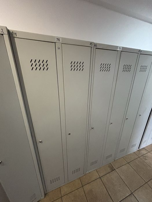 Szafki ubraniowe podwójne