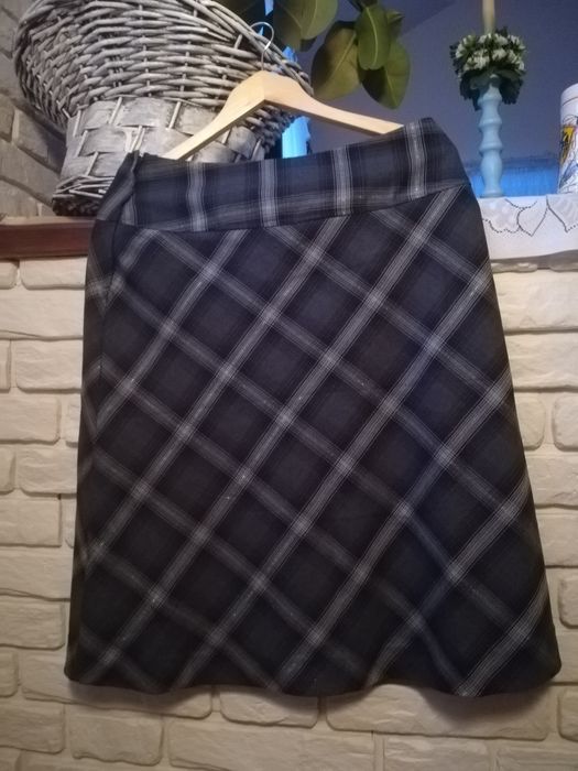 Spódnica w kratę r. 40 h&m