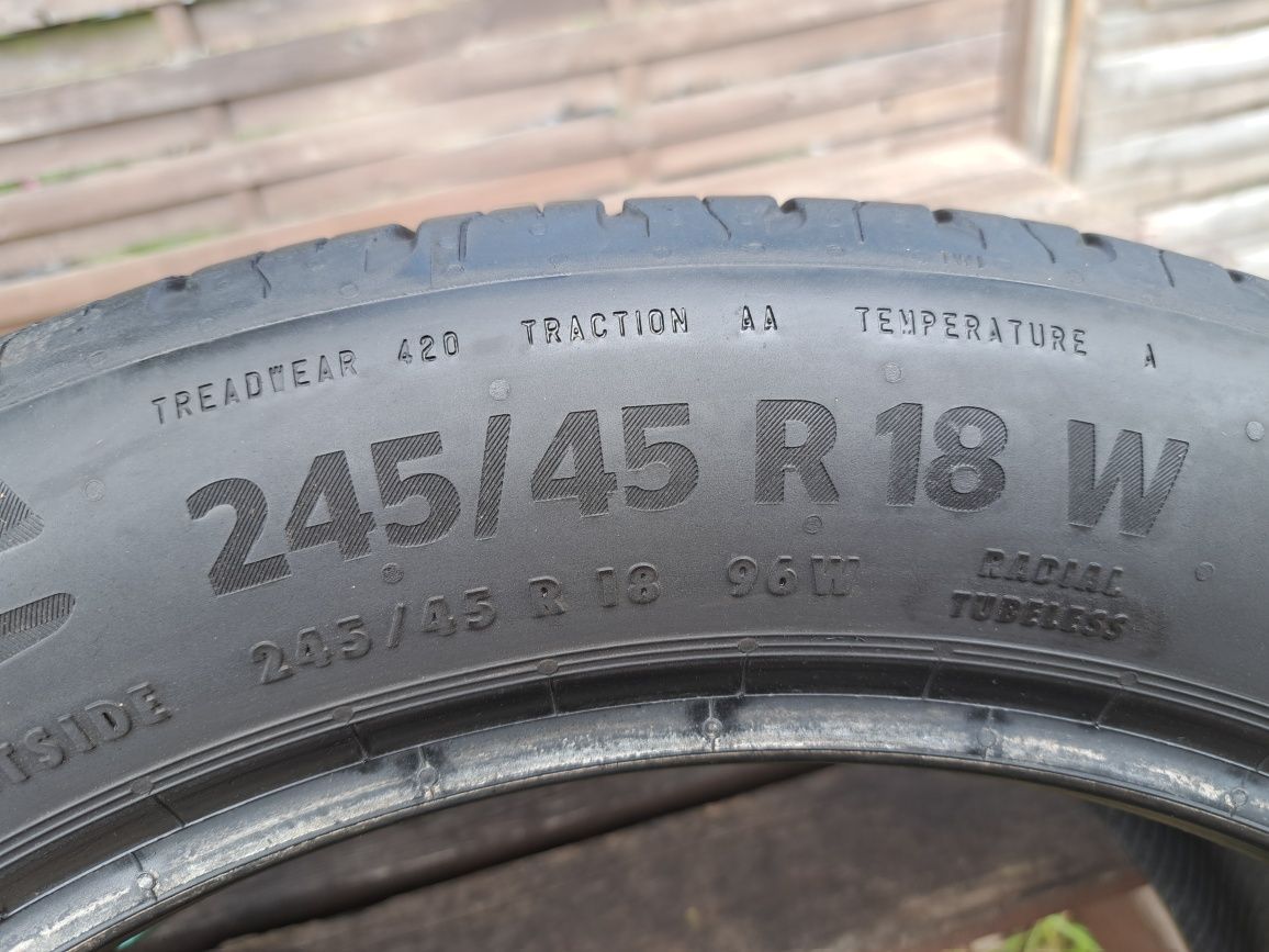 Opona letnia Continental EcoContact 6 rozmiar  245 45 r18