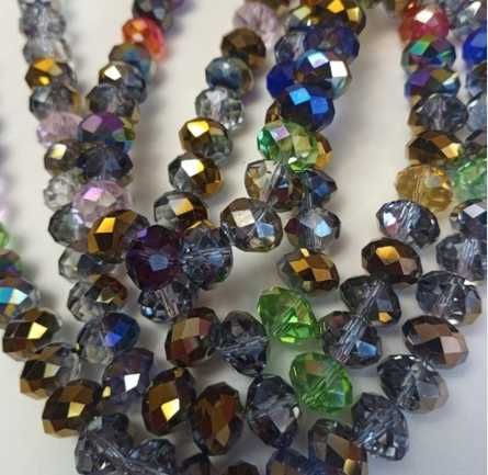 Намисто з аметистового кришталю Аврора Бореаліс