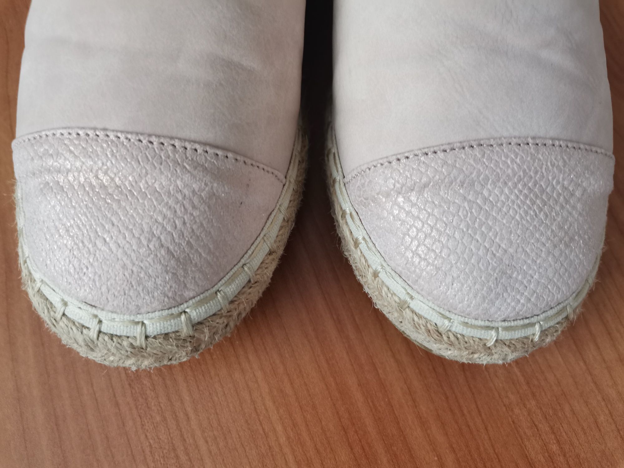 Espadryle tenisówki różowe pudrowe DeeZee 37