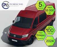 Volkswagen Crafter 35 177 KM L4H3 Brygadowy 7 miejsc FWD 2024 Plac Ponad 100 pojazdów