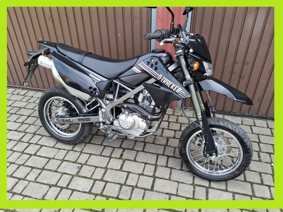 Ładny Kawasaki D-tracker 125 wtrysk z Niemiec MOTOCYKLE ŻURAWICE