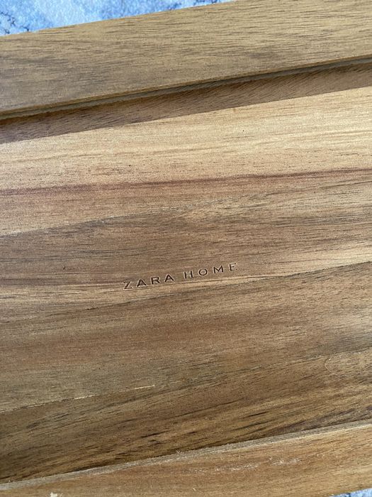 Chlebak drewniny Zara Home rustykalny naturalny pojemnik