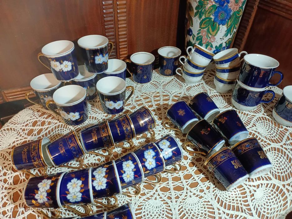 Чашки, кружки кобальт СССР.