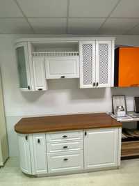 Кухня, белая, качественная мебель, ширина 180 см