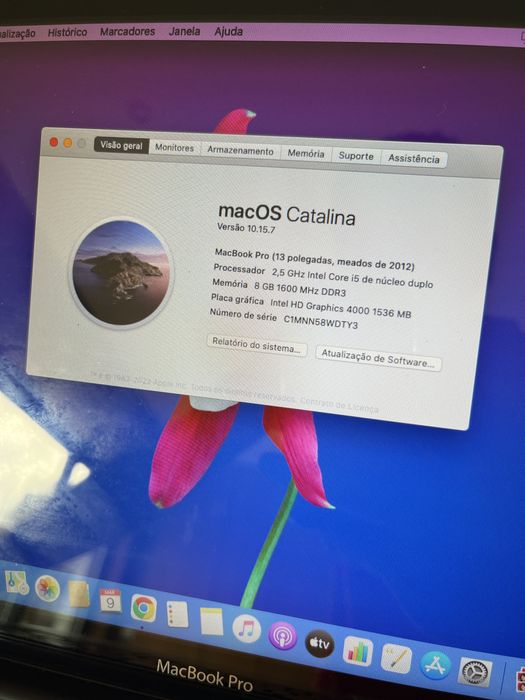 MacBook Pro 13” meados 2012