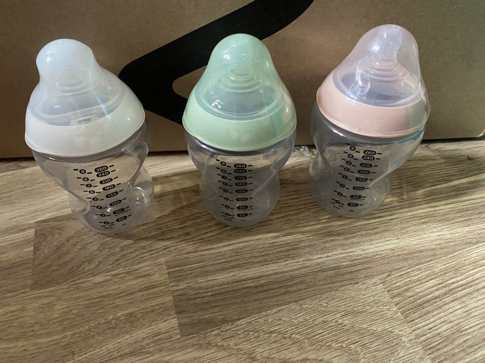 Новые бутылки Tommee Tippee 0+ 3+ 6+ месяца