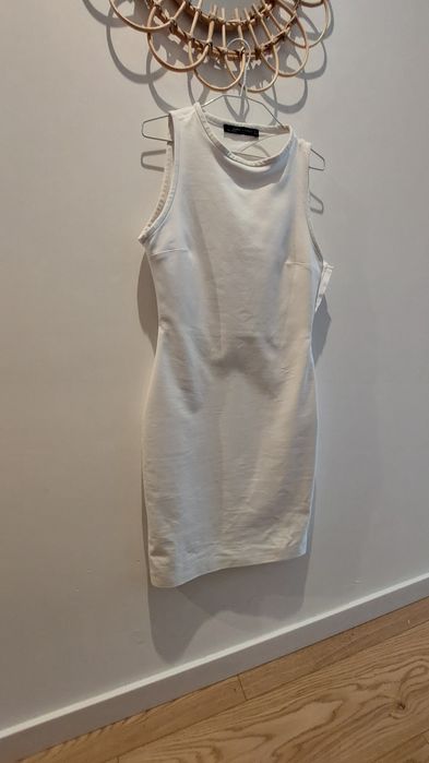 Sukienka ołówkowa Zara biała