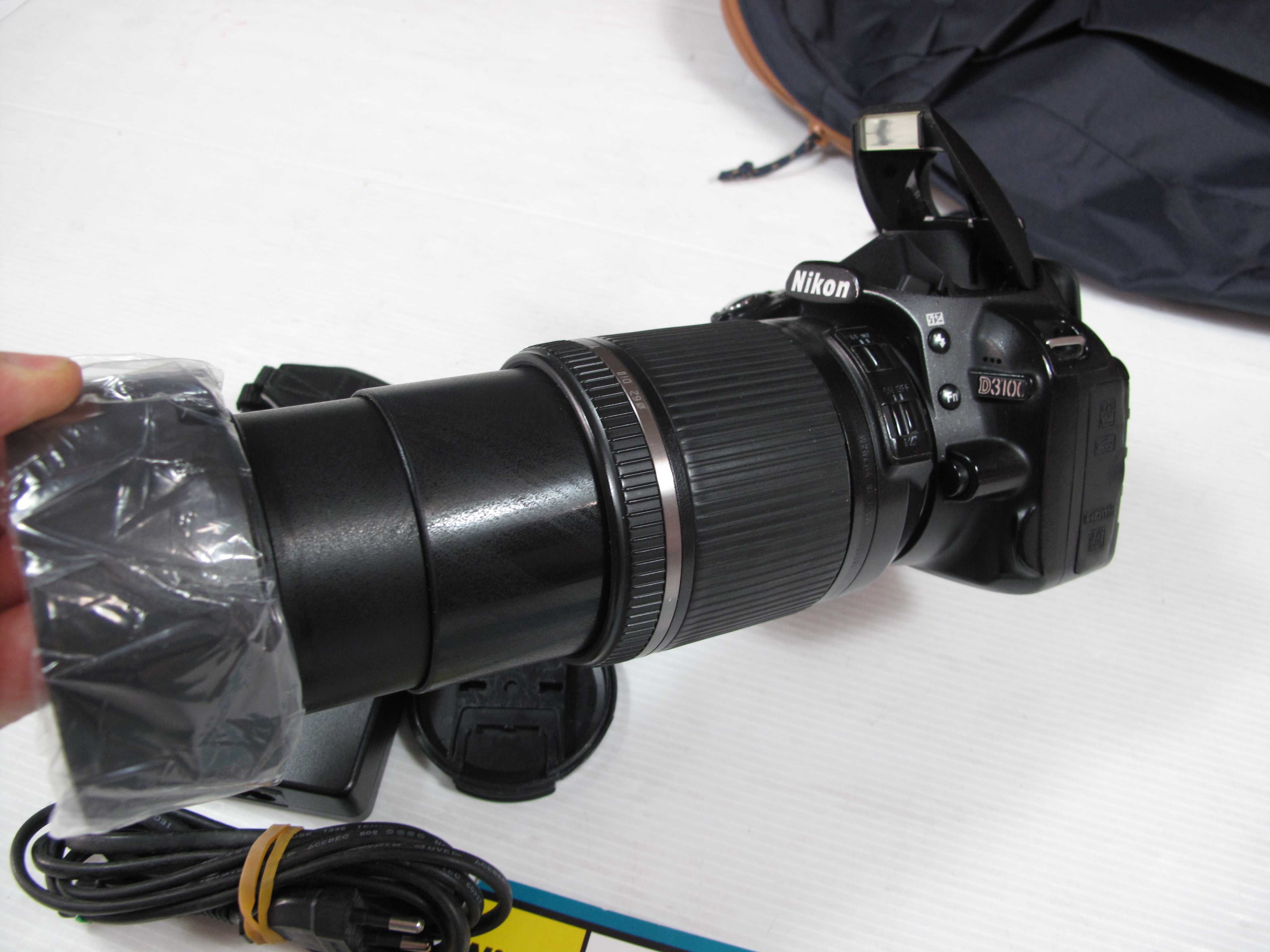 Nikon D3100+18-200 VC (Estabilizador) tudo a funcionar-Ver descrição