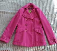 Продам стильне пальто ярко рожевого коліру