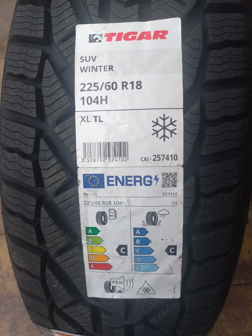 Продам зимові нові шини Tigar suv winter 225/60 r18 104h xl