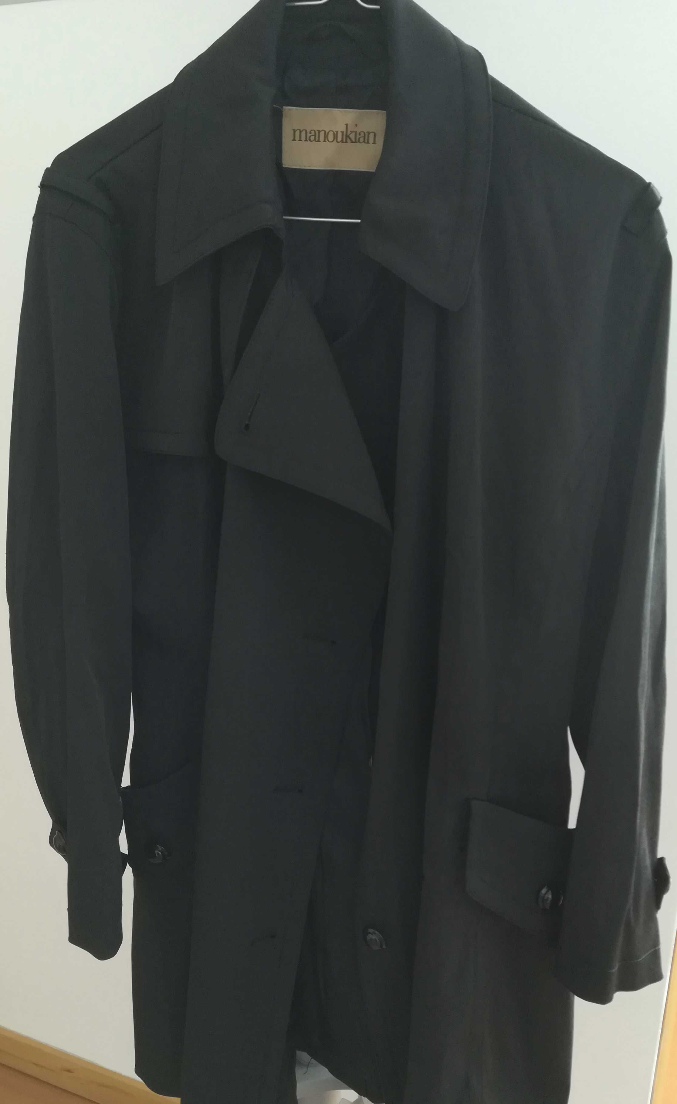 Gabardine Trench coat Alain Manoukian Original serve a L ou XL