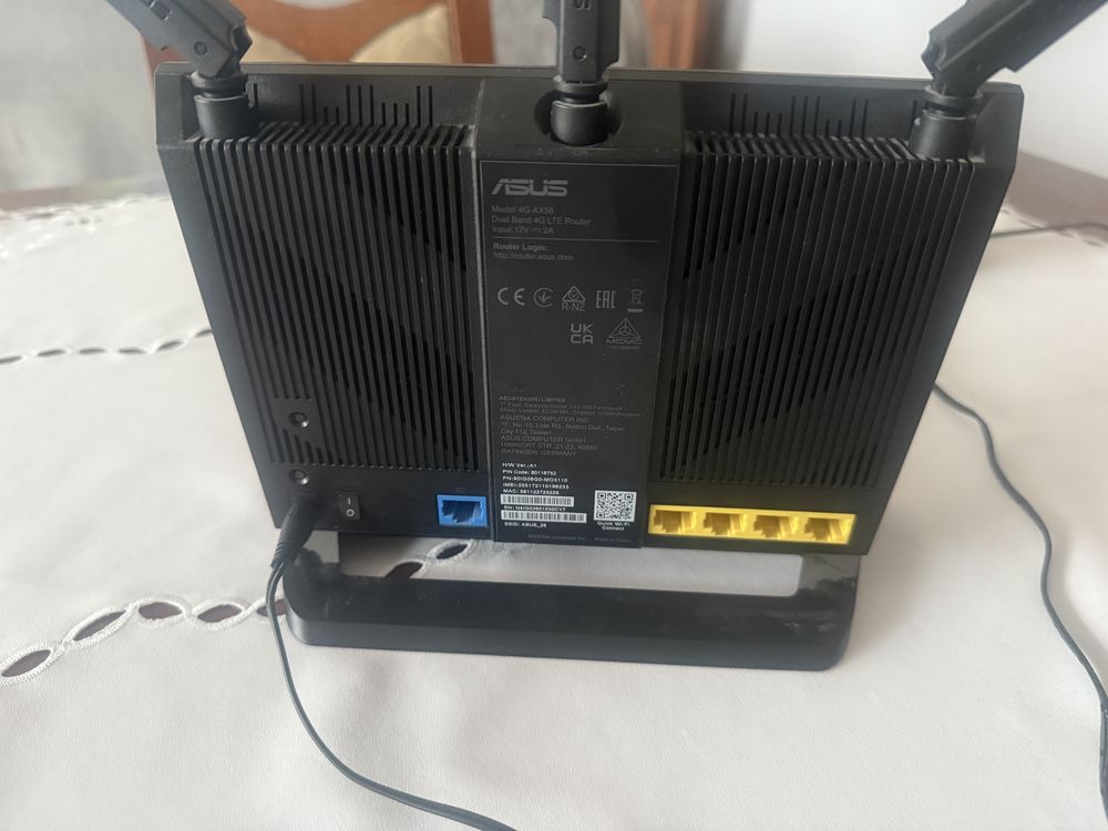 Router asus  4G-AX56 2.4 / 5 GHz