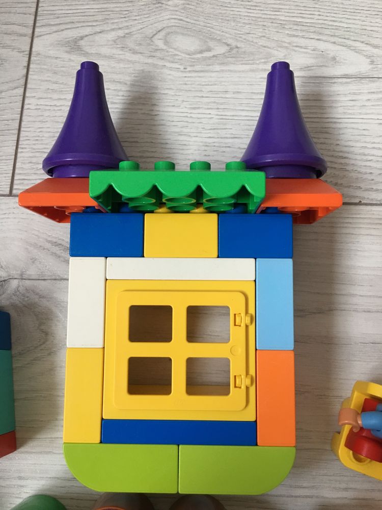 Klocki lego duplo i uniclo zwierzątka zwierzęta farma