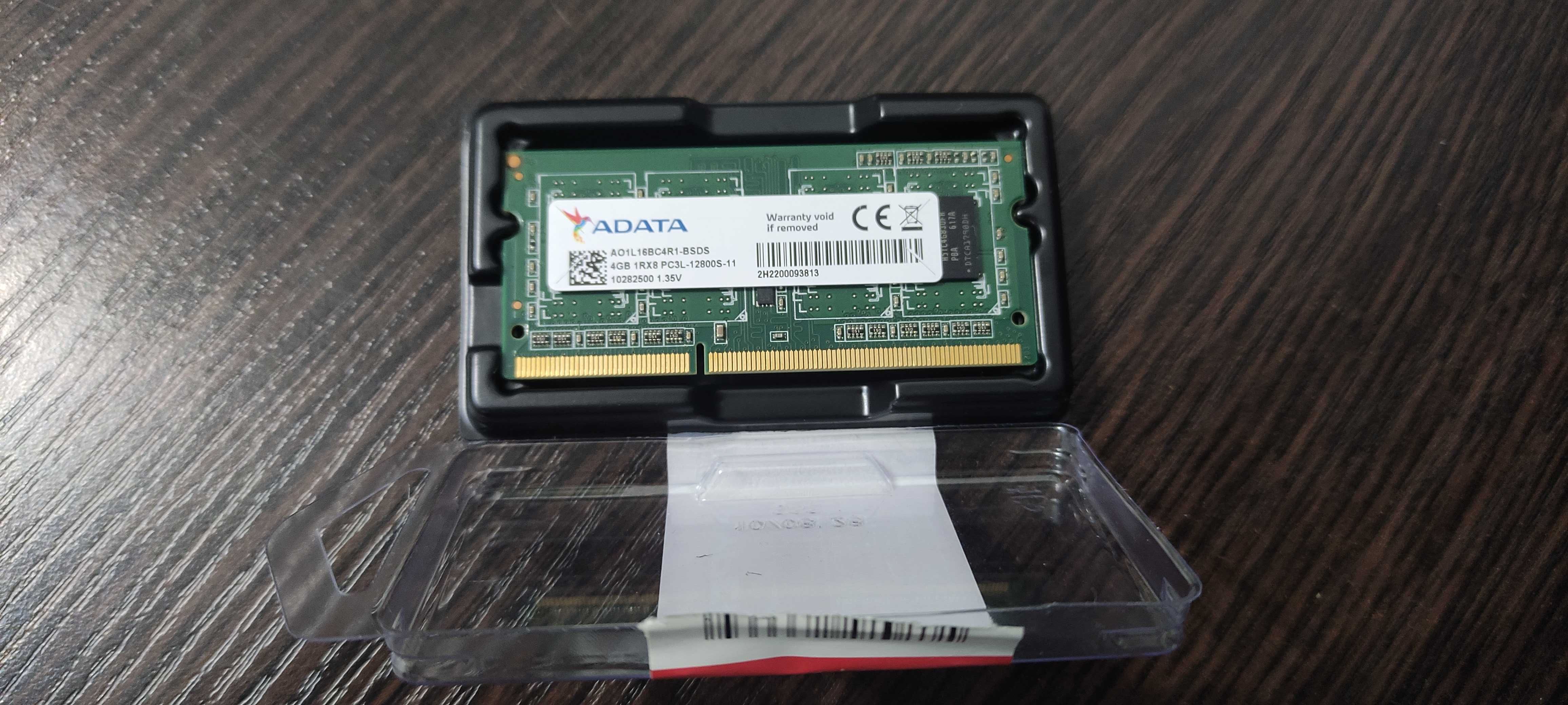 DDR3L ADATA 4GB 1RX8 PC3L-12800S-11
