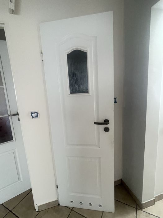 Drzwi biale uzywane 90 60 i 60 pelne