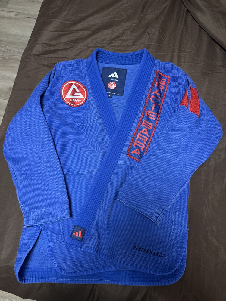 Kimono Gracie Barra Adidas Blue - A1