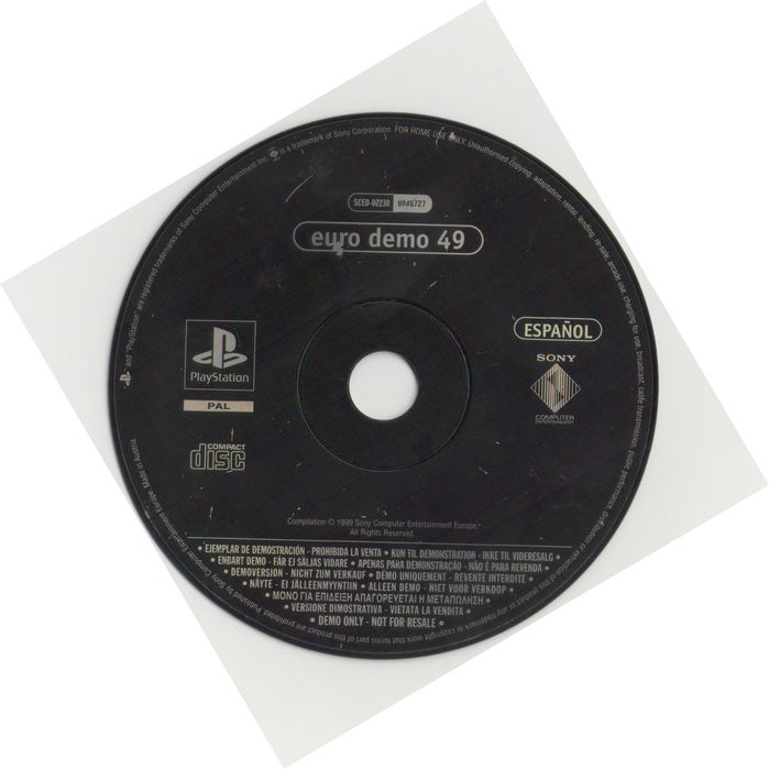 Demos PS1 e PS2 PlayStation 1 e PlayStation 2