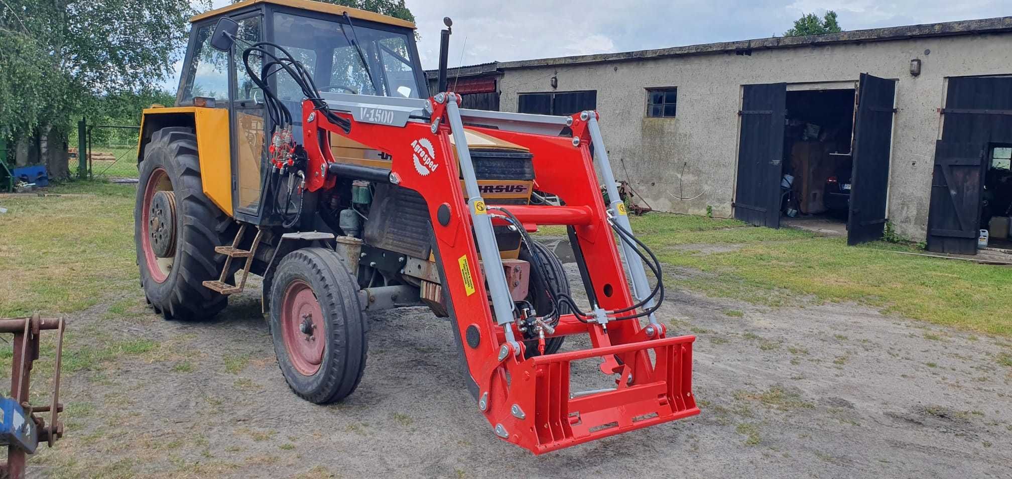 Ładowacz czołowy Agrosped model V 1500 Ursus Zetor MTZ montaż dostawa