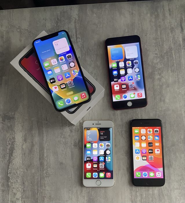 Iphone X 64, Iphone 7 32-128, iphone 7+ 128