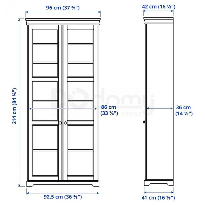 Шафа-вітрина IKEA