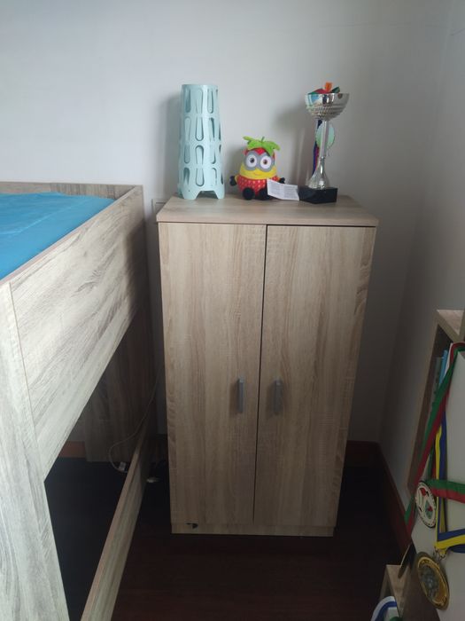 Mobilia quarto se criança com colchão Pikolin anti-acaros