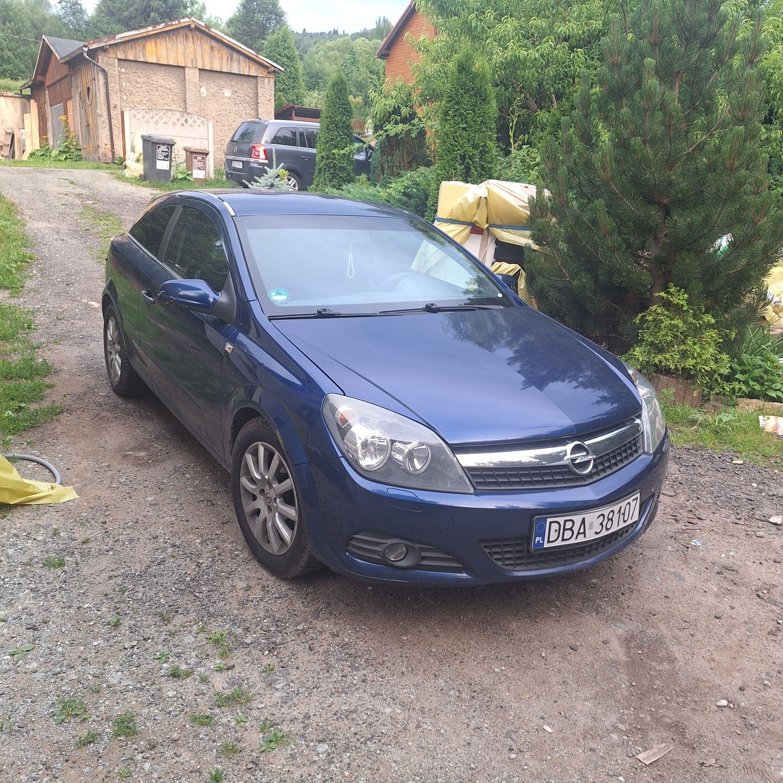 Opel astra gtc   niebieski