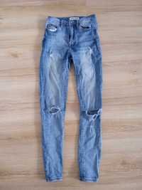 Modne jeansy z dziurami Tally Weijl r.36