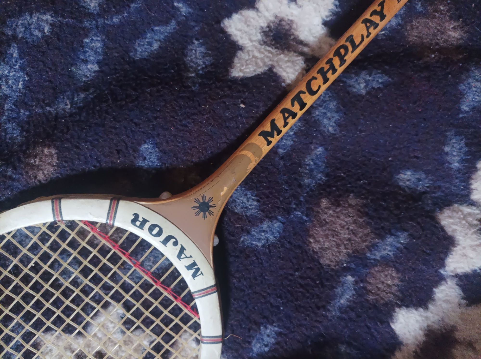 Raquete de badminton antiga major matchplay