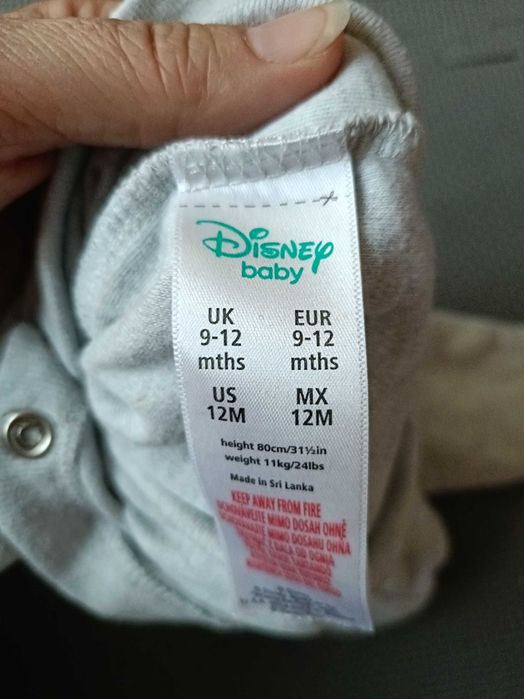 Body z długim rękawem myszka Miki Disney baby