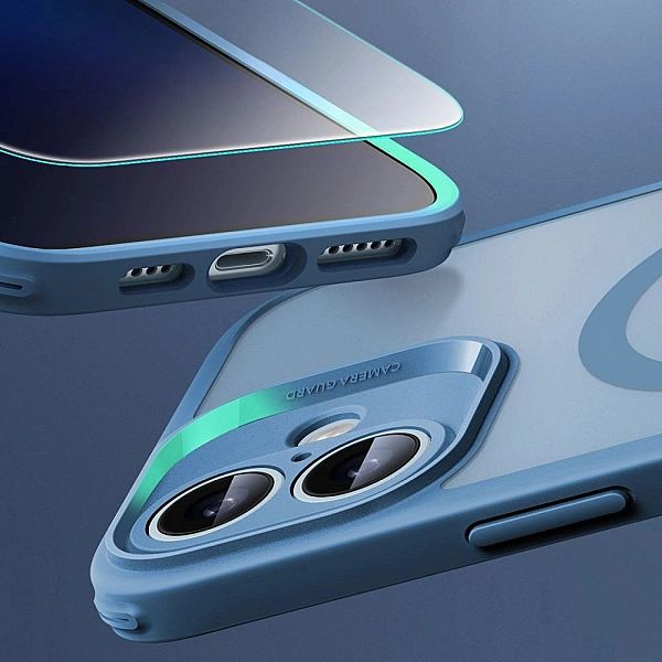 Esr Classic Pro Set Halolock Magsafe Iphone 16 Frosted Blue