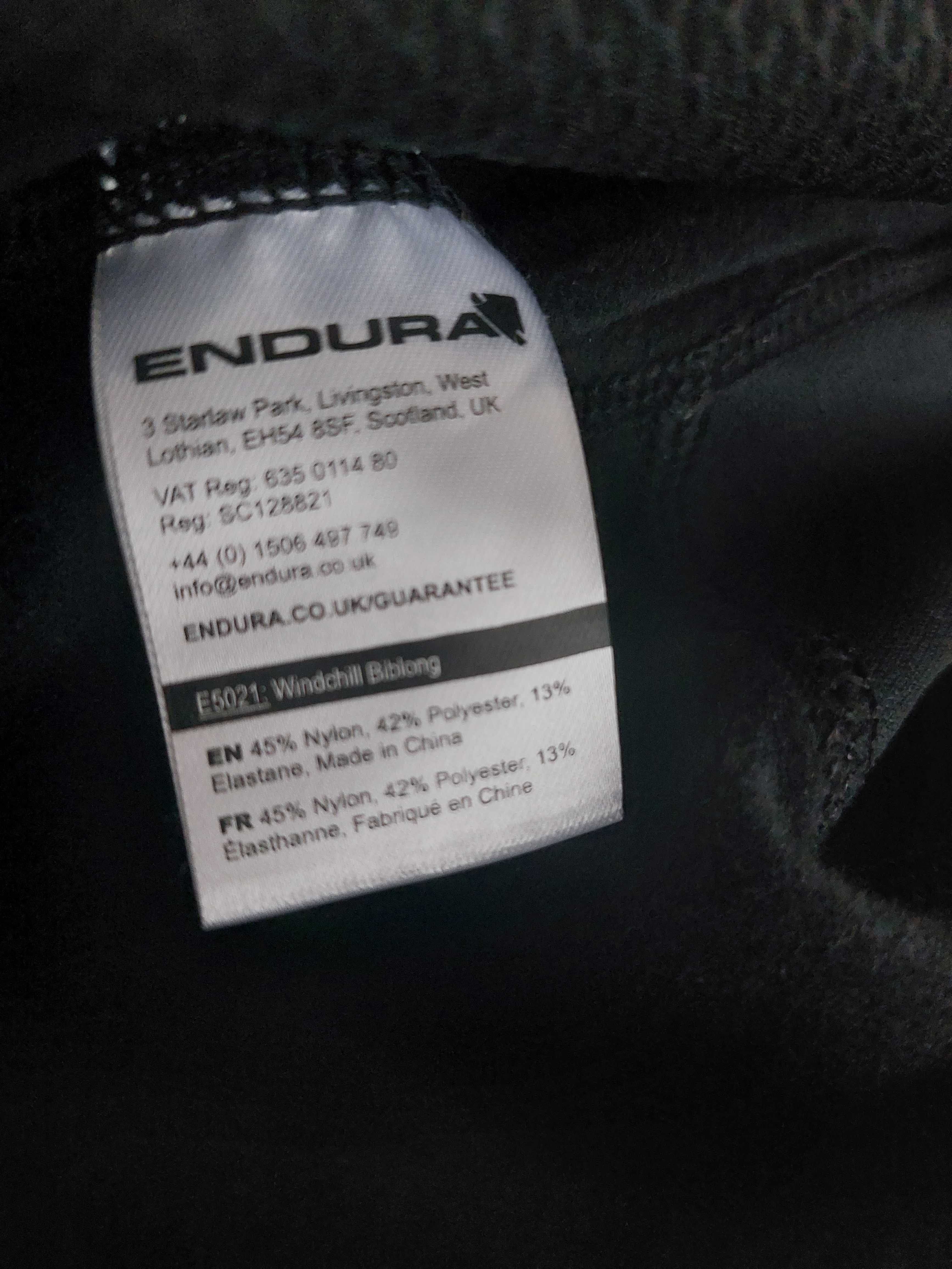 Endura Windchill Biblong rozmiar S. Nowe