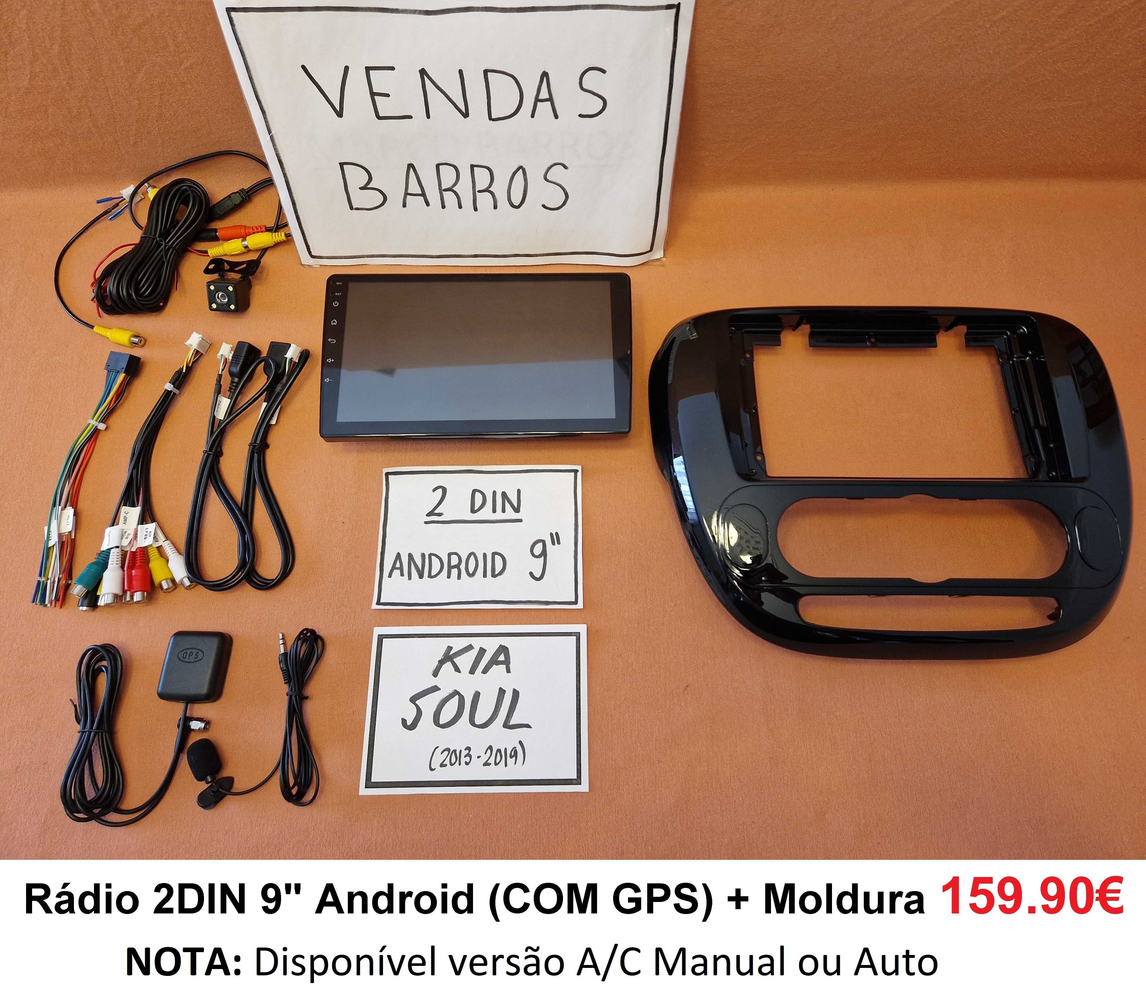 (NOVO) Rádio 2DIN • Kia SOUL (Desde 2008 até 2019) • Android [4+32GB]