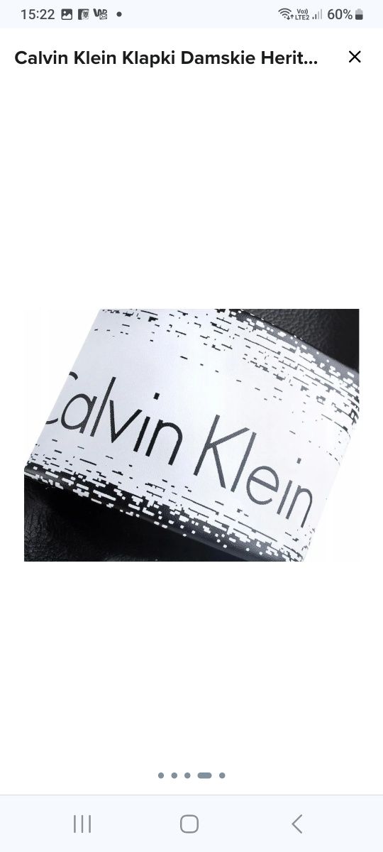 Calvin klein klapki 41