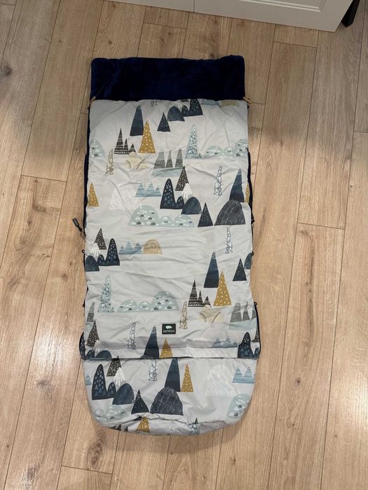 Samiboo Śpiworek SUPERB Classic Góry Granatowy