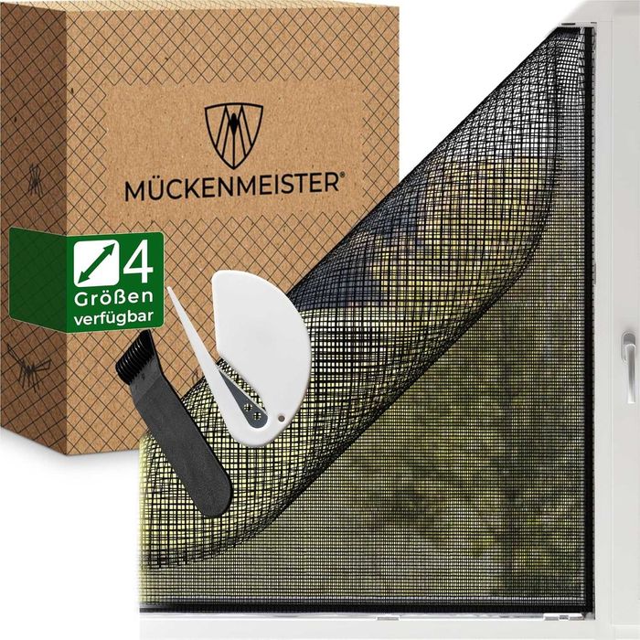 Nowa moskitiera z włókna szklanego / 120x240CM / MÜCKENMEISTER !A3076!