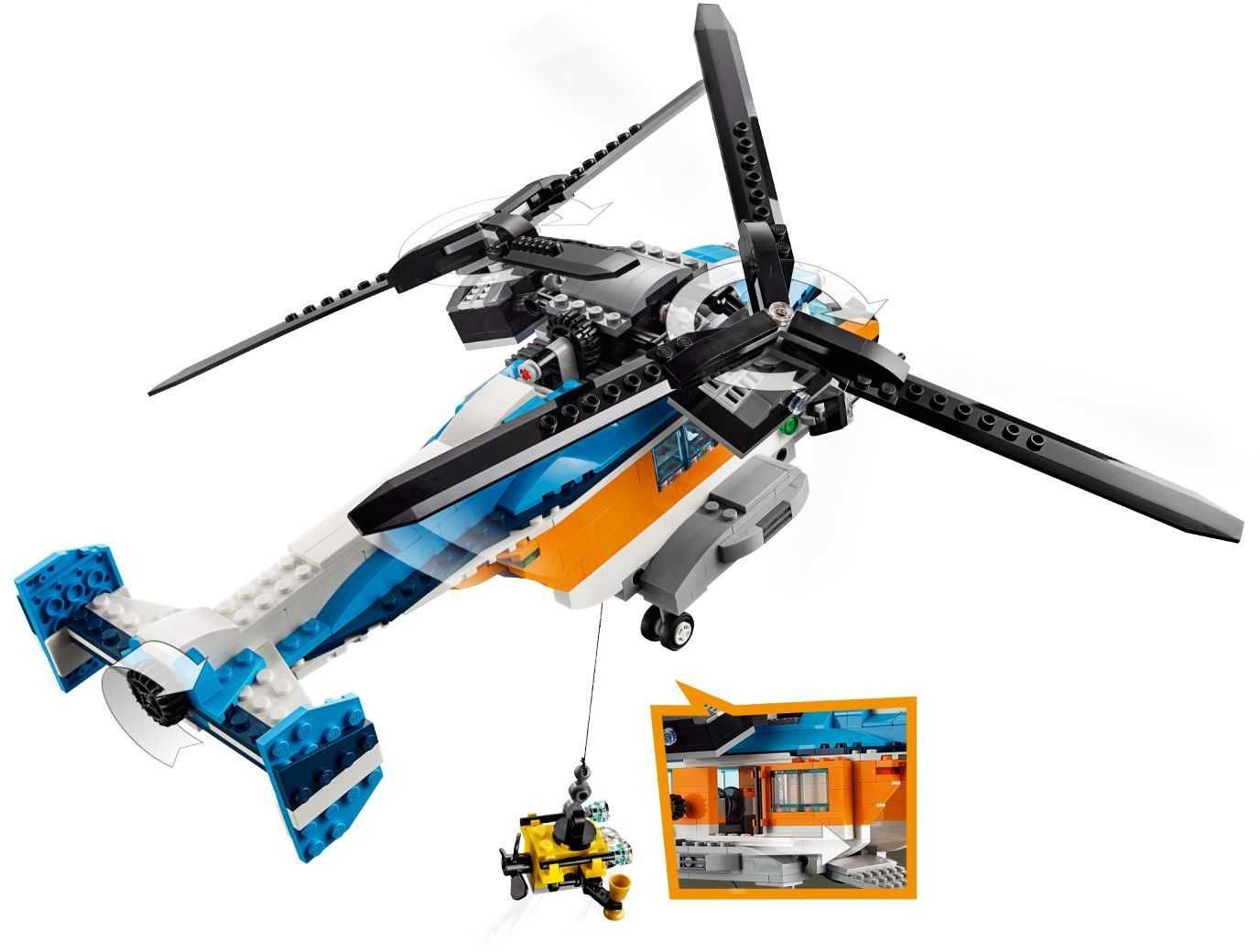 LEGO Creator 3in1 - Twin Rotor Helicopter