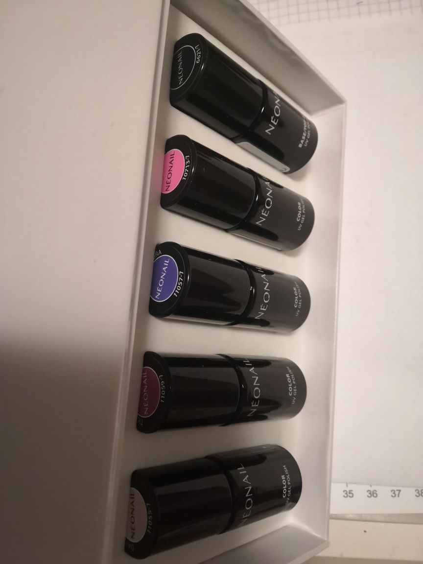 Neonail zestaw 5 lakierów hybrydowych
