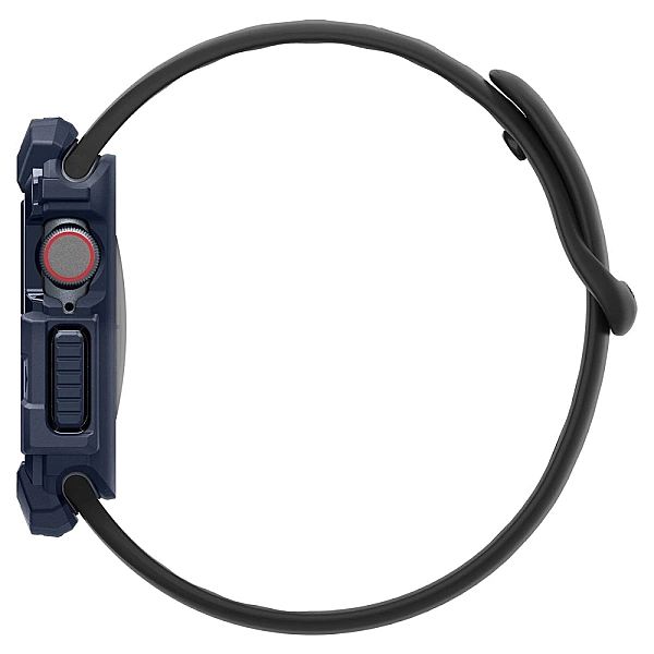 Etui Spigen Rugged Armor na Apple Watch 10/46 mm - granatowe