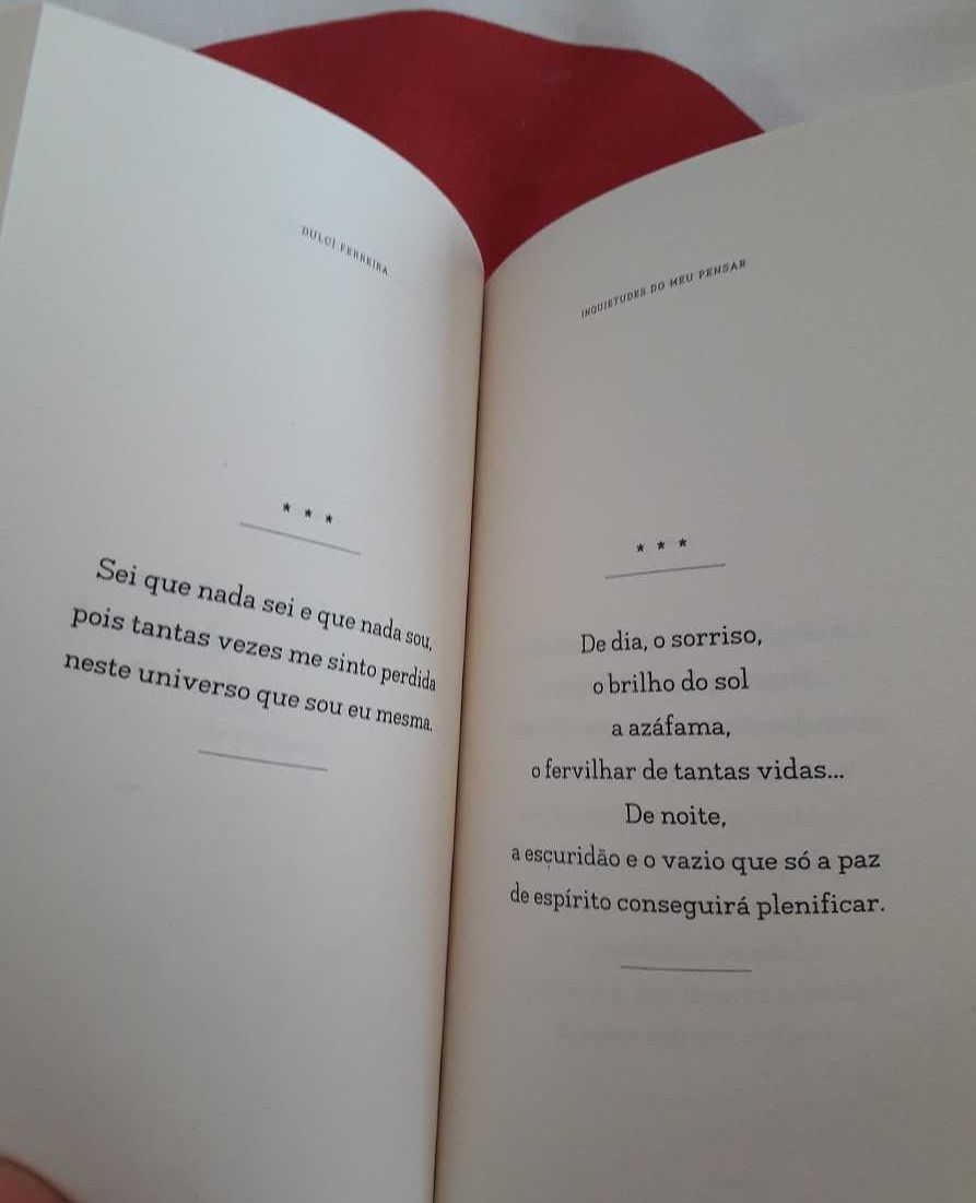 Livro "Inquietudes do meu pensar"