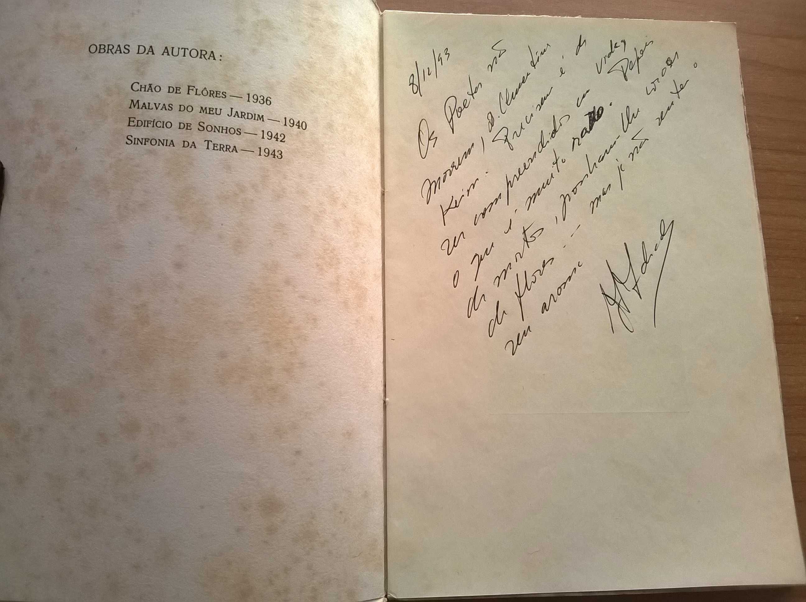 Sinfonia da Terra (autografado ?) - Isaura Matias de Andrade