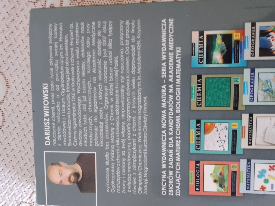 Biologia tom 1-  autor Dariusz Witkowski