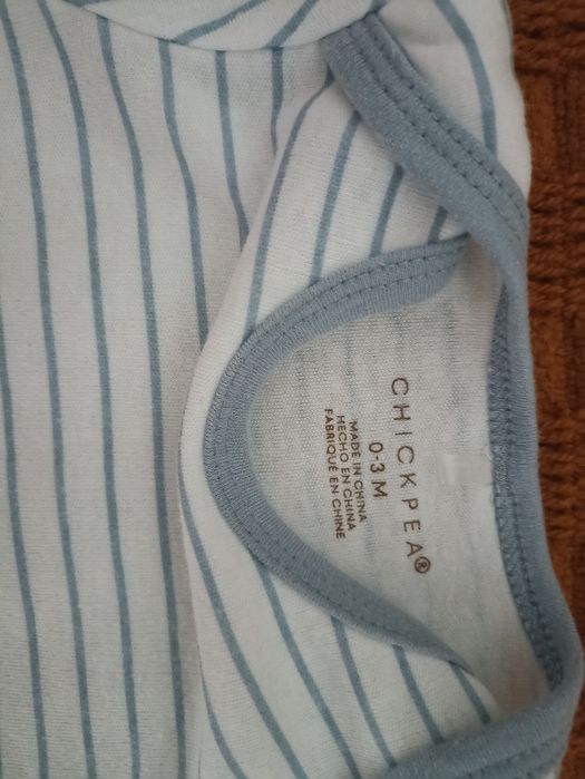 Zestaw 3 body z krótkim rękawem 56, 62 chłopięce