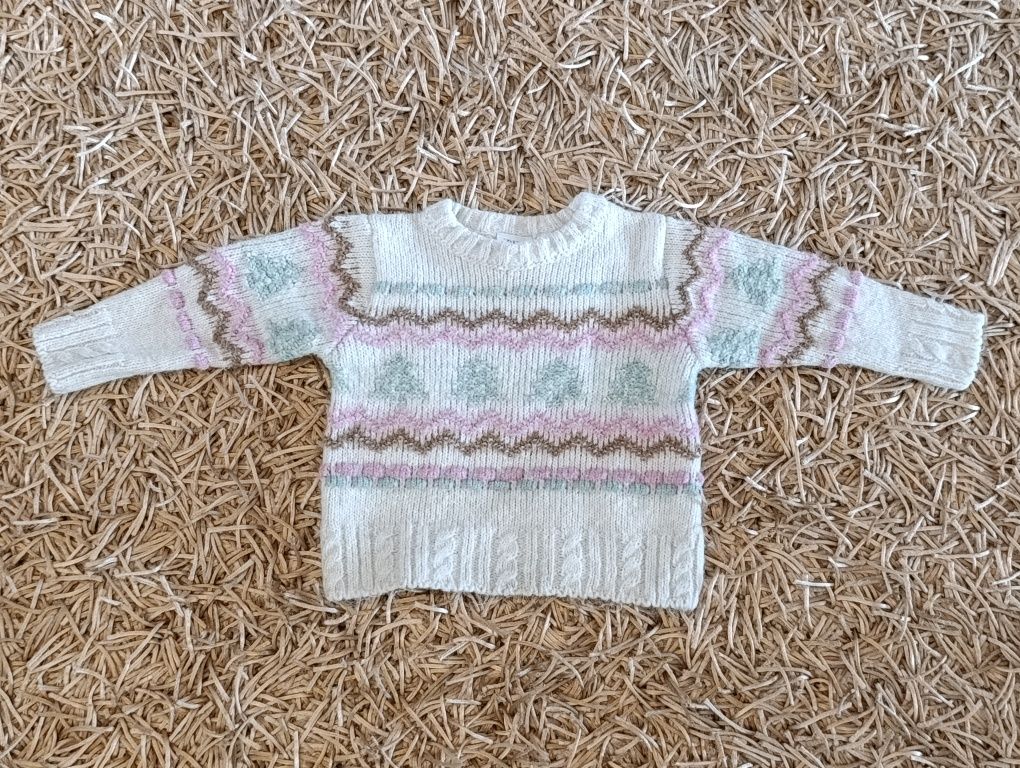 Sweter, sweterek, ciepły, dziewczynka, r. 86, ZARA