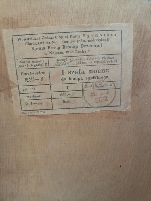 Szafka Nocna Retro PRL