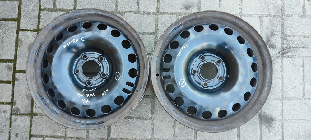 FELGI STALOWE 5x115 7Jx17 CALI IS44 OPEL ZAFIRA C 2 SZTUKI PARA