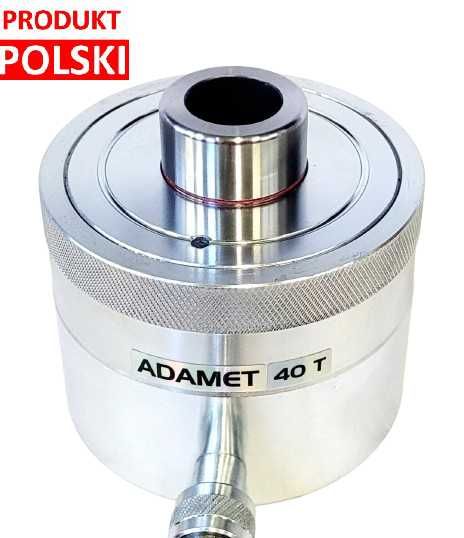 Siłownik hydrauliczny przelotowy 40 ton pompa 700 bar
