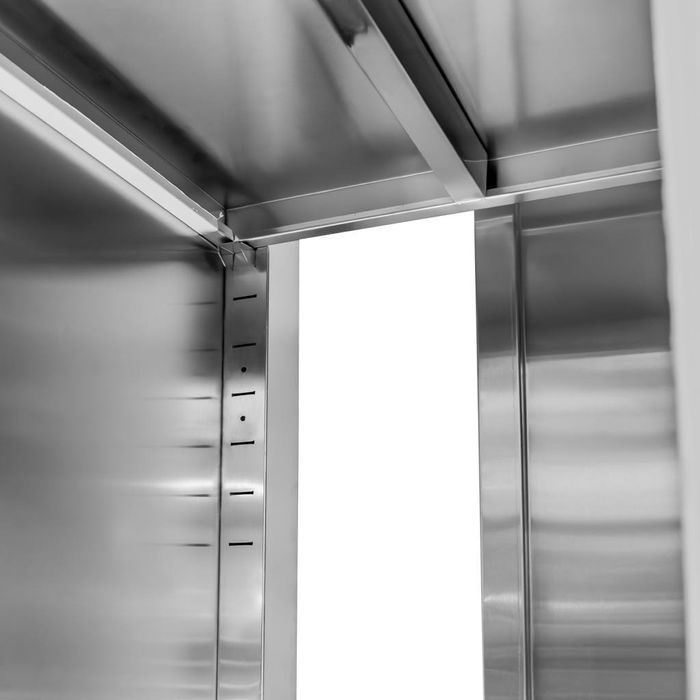 Szafa gastronomiczna przelotowa Mega-M 2-drzwiowa 80x50x200 cm stal